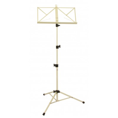 Hamilton Music Stand White with bag KB380F-WT