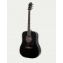 Aria Acoustic Guitar Black AWN-15 BK