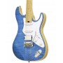Aria Electric Guitar Turquoise Blue 714-MK2 TQBL