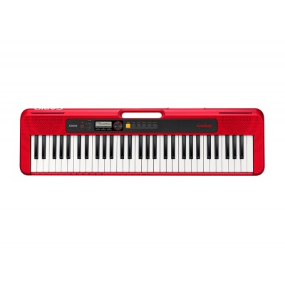 Casio Keyboard 5 oct. Full Size incl. adapter CT-S200 RD