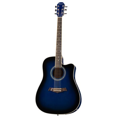 Phoenix Western Guitar Blue Sunburst 002 CE Blue Sunburst