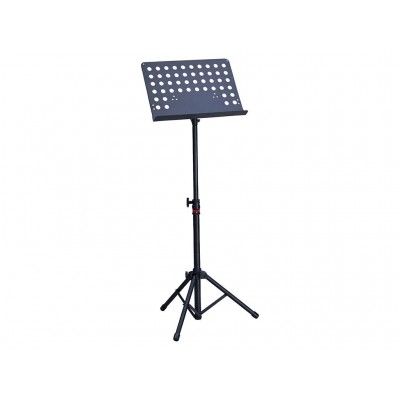 Dixon Concert Music Stand Black with Holes